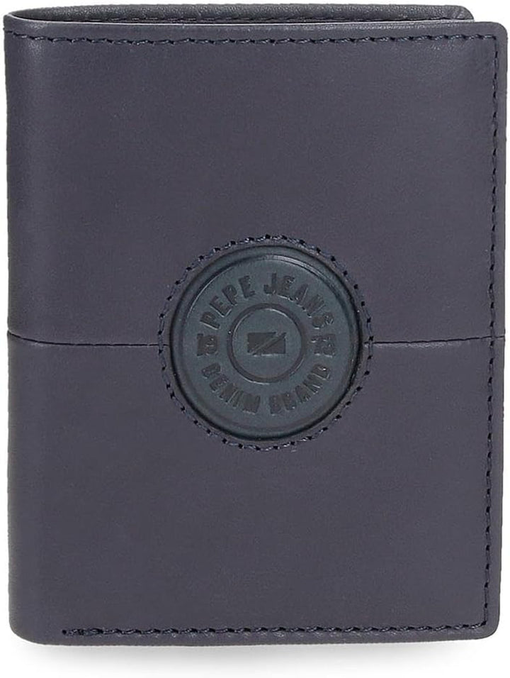 Portofele și poșete din piele de vacă Pepe Jeans Cracker, negru, maro, verde, diferite mărimi Portofel Barbati Naty Shop Maro Servieta
