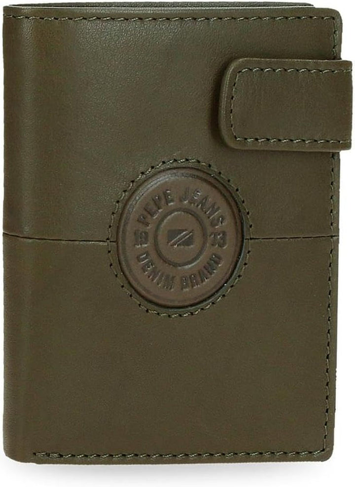 Portofele și poșete din piele de vacă Pepe Jeans Cracker, negru, maro, verde, diferite mărimi Portofel Barbati Naty Shop Verde Faceți clic pe Portofel
