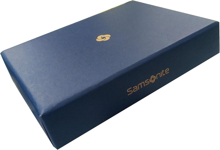 Samsonite Alu Fit SLG - Geantă pentru carduri, 10,2 cm, albastru (True Blue) Portofel Barbati Naty Shop