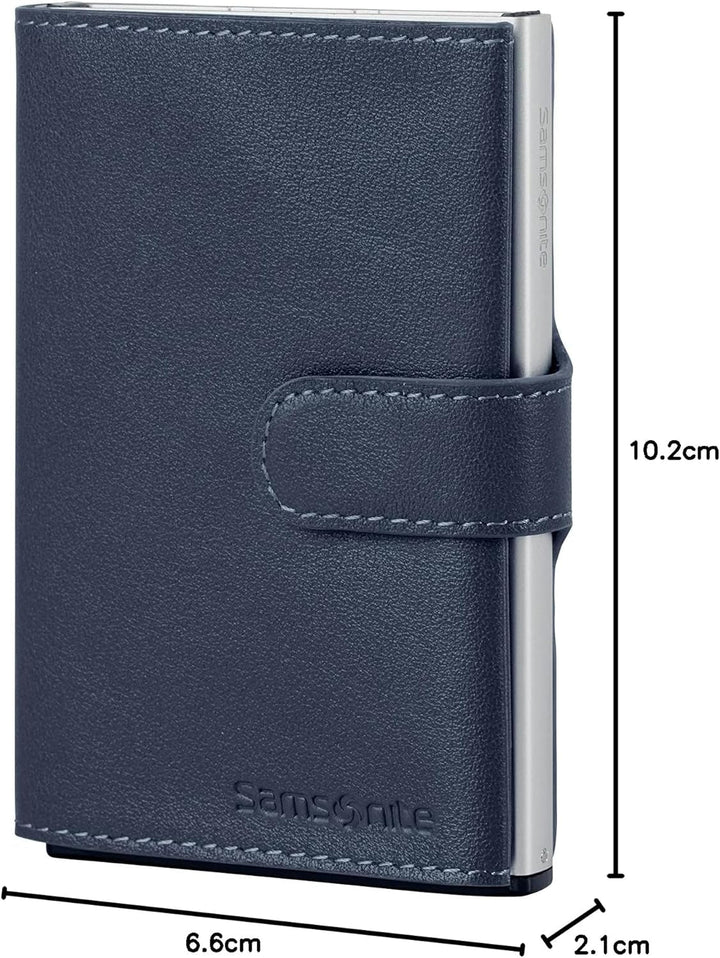 Samsonite Alu Fit SLG - Portofel, 10,2 cm, albastru (albastru) Portofel Barbati Naty Shop