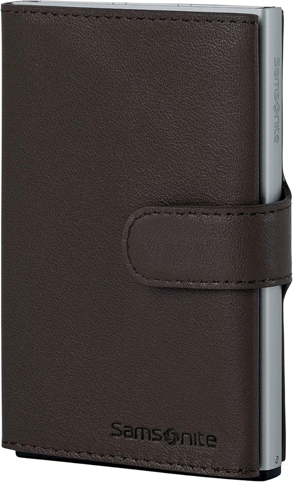 Samsonite Alu Fit SLG - Portofel, 10,2 cm, maro (maro închis) Portofel Barbati Naty Shop Maro închis