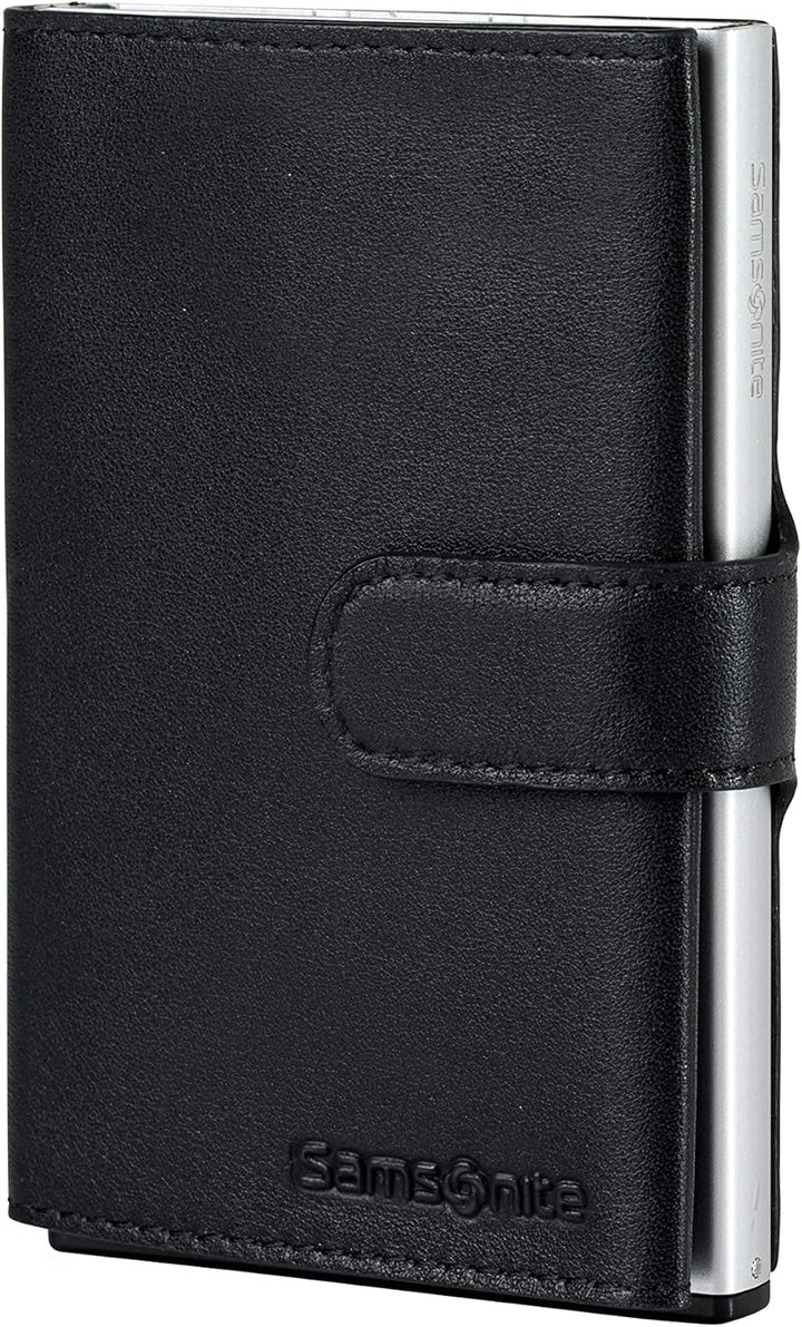 Samsonite Alu Fit SLG - Portofel, 10,2 cm, negru (negru) Portofel Barbati Naty Shop Negru 10,2 cm